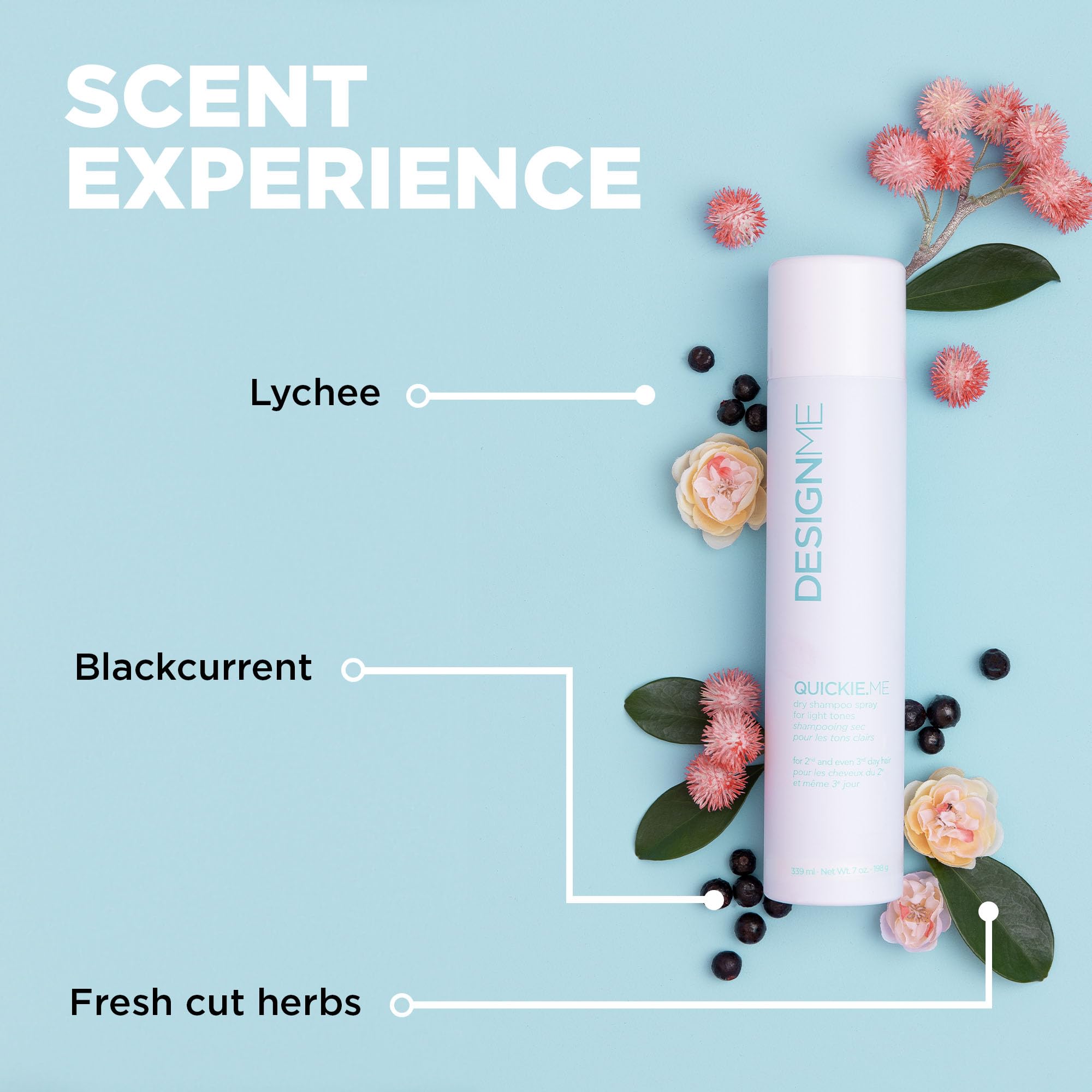 Design.Me QUICKIE.ME fragrance provides a fresh, subtle scent