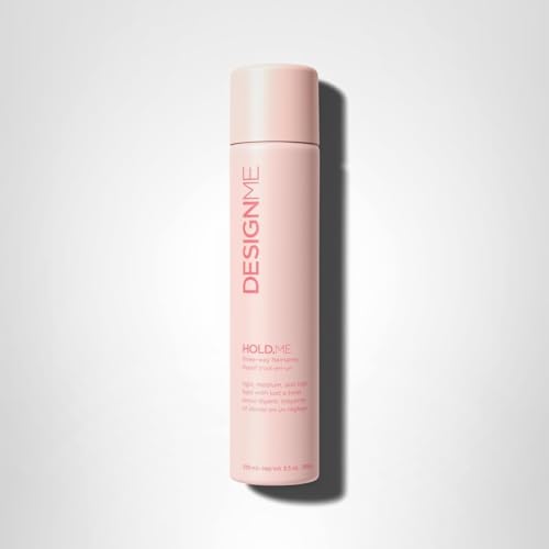 Design.Me Hold.Me scented hairspray adds a light fragrance while setting style.