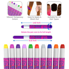 Desire Deluxe glitter blue hair chalk provides vibrant sparkle for playtime
