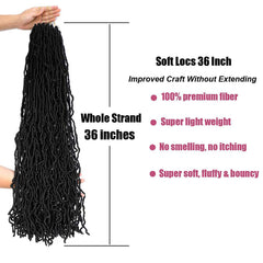 Desire4hair 7packs crochet hair provides full-head coverage and easy installation.