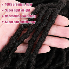 Desire4hair whole strand 36inch locs deliver a seamless long style.