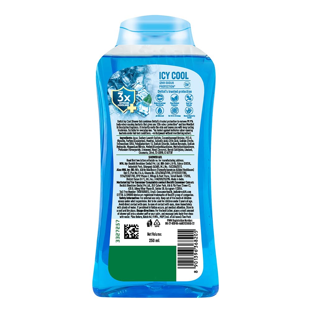 Dettol gel ducha cool experiencia rápida y fresca en la ducha