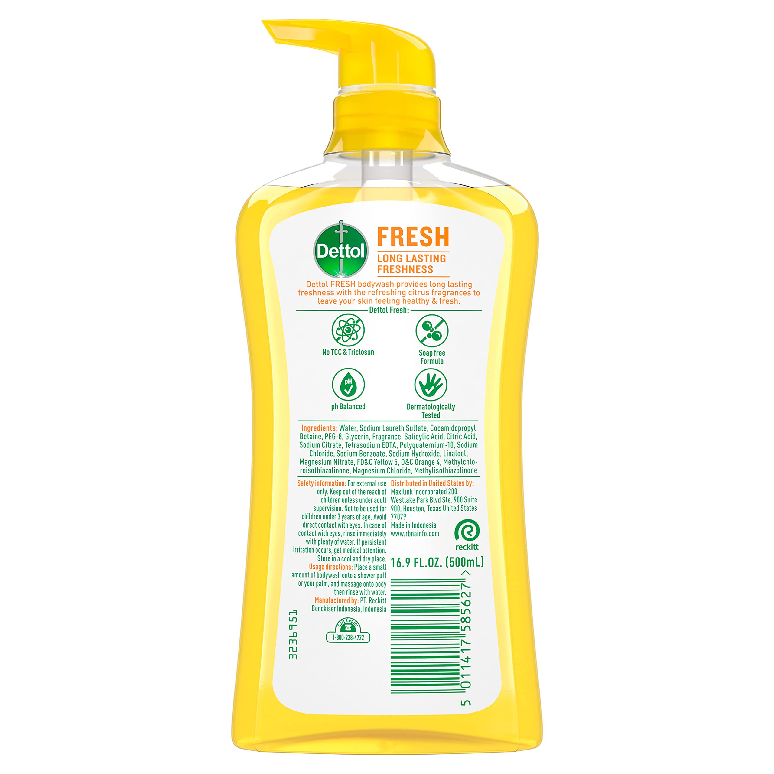 Espuma suave de Dettol con yuzu para piel limpia y fresca