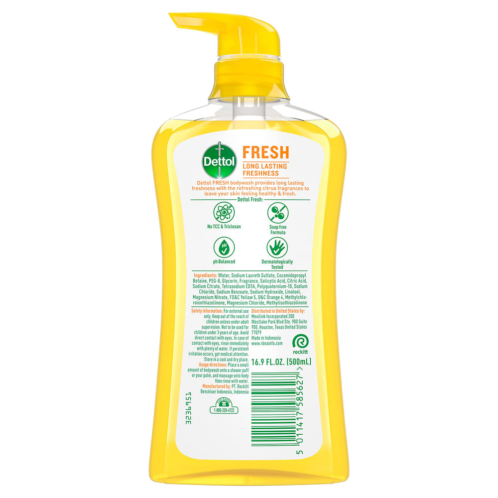 Espuma suave de Dettol con yuzu para piel limpia y fresca
