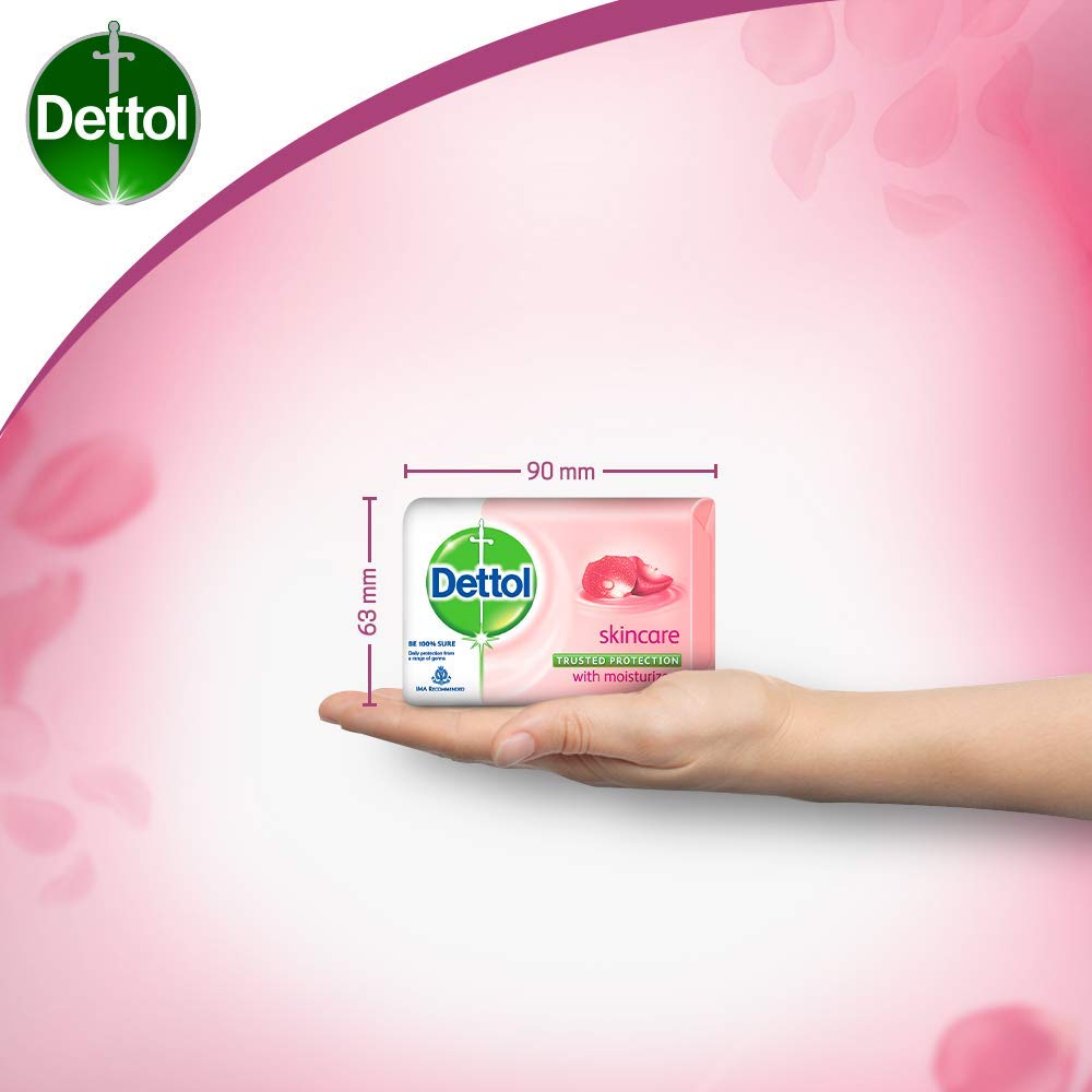 Dettol jabf3n cuidado de la piel 125 g etiqueta detallada, informacif3n clara