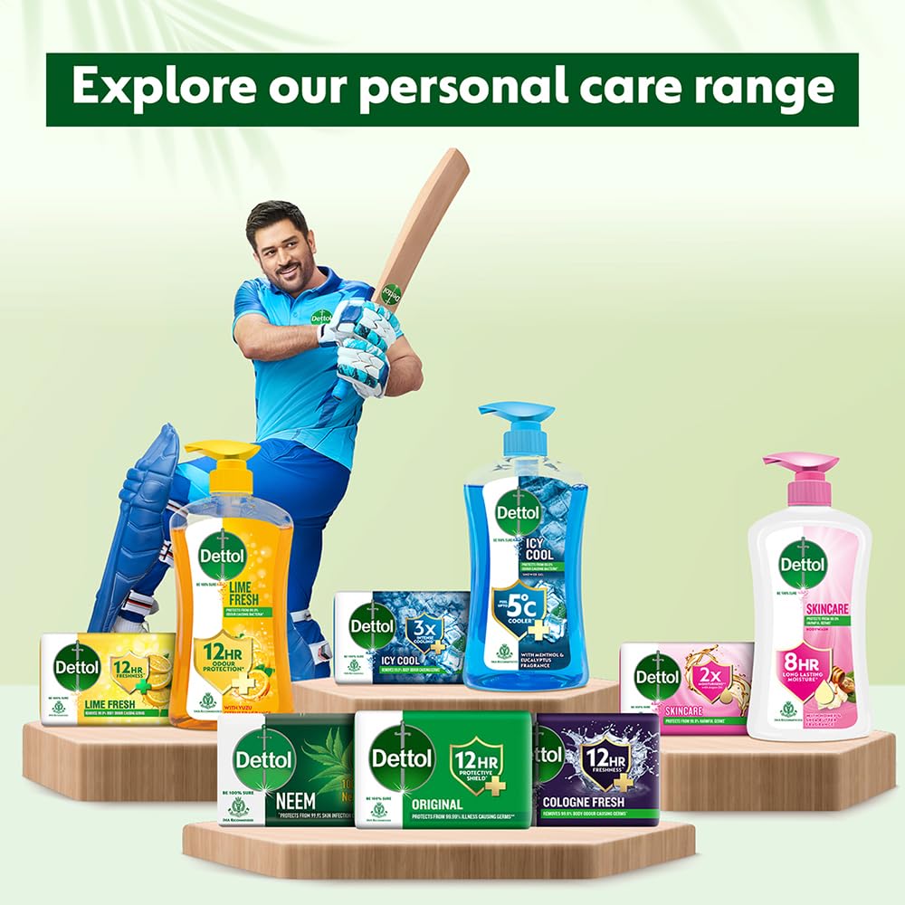 Dettol Nourish compact packaging fits in a bathroom cabinet
