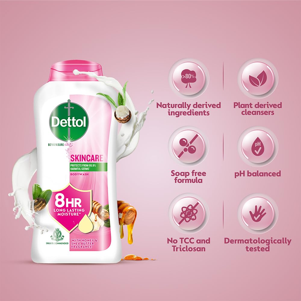 Dettol Nourish wash foam shows rich texture for cleansing