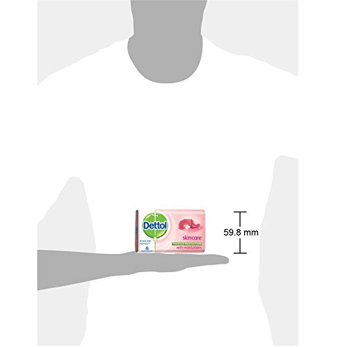 Dettol soap bar routine image focusing on smooth skin after use