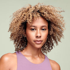 DevaCurl Moisture Seal curl shine highlights glossy finish for smooth curls.