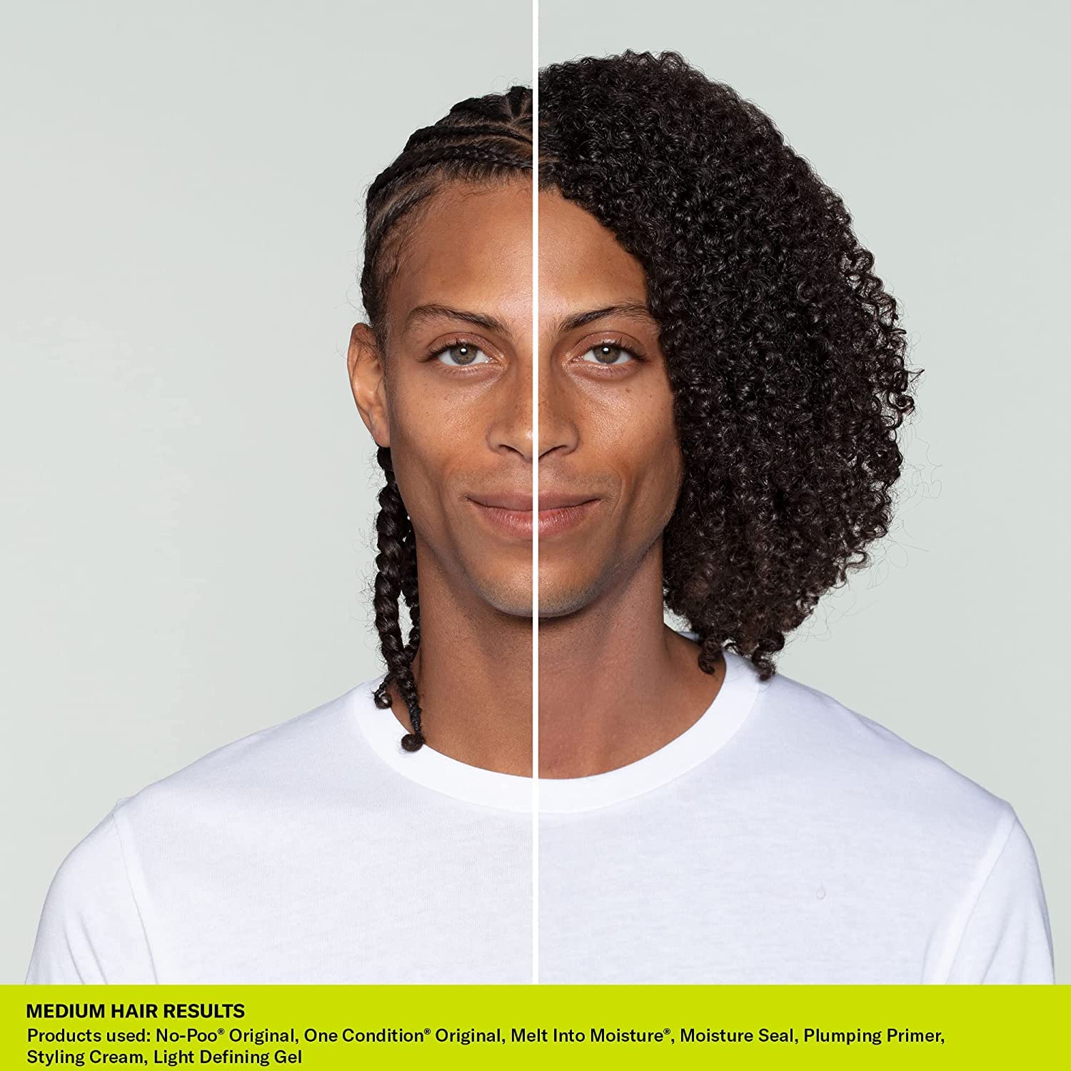 Hair rinsing clean with No-Poo Original, no buildup left behind.