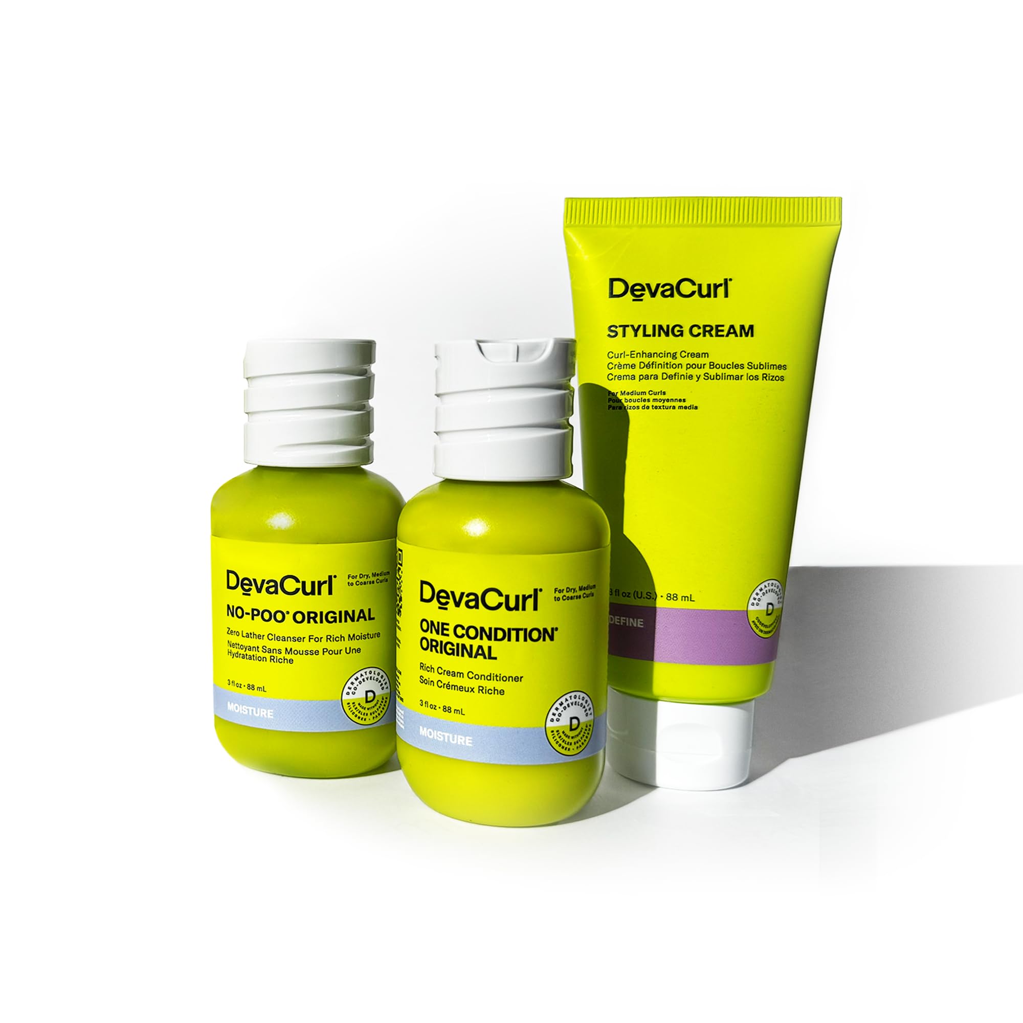 Compact OG Kit packaging on display highlighting the original curl routine
