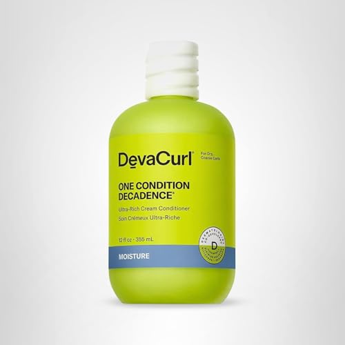 Bathroom shelf display featuring DevaCurl Green Oasis packaging.