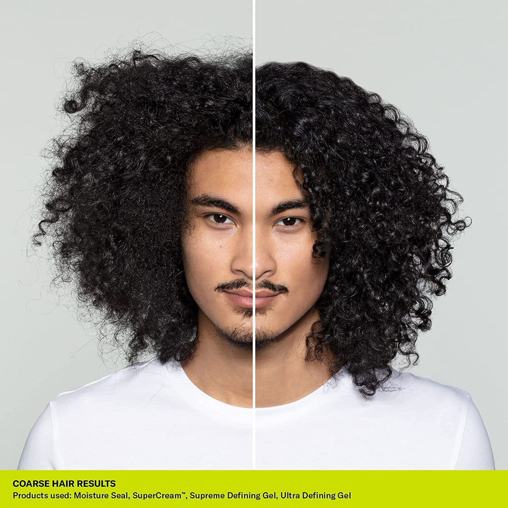 Rizos bien definidos con DevaCurl SuperCream.