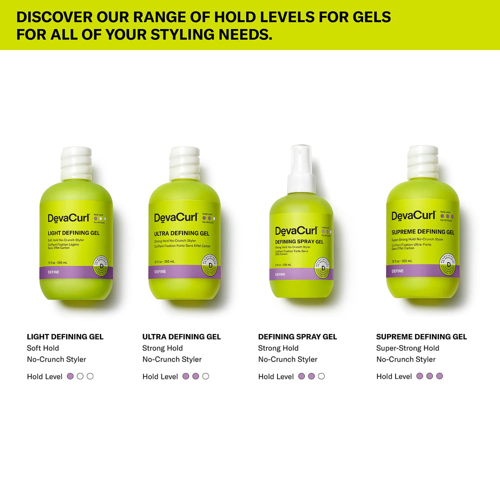 DevaCurl Ultra Defining Gel adds shine and bounce to curls