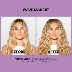 DevaCurl Wave Maker texture detail emphasizing hydra-definition moisture.