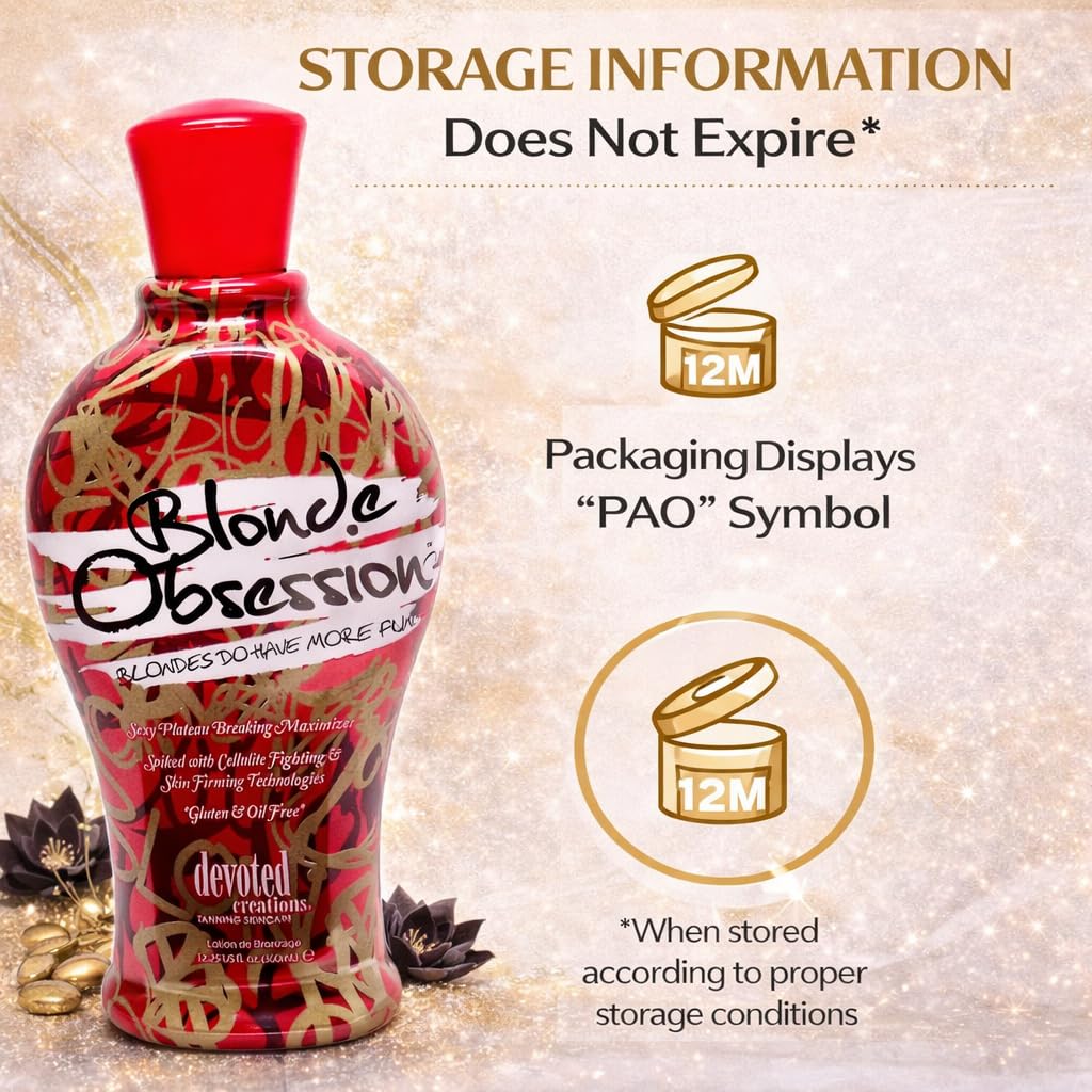Devoted Creations Blonde Obsession packaging on shelf highlights compact design for displays.