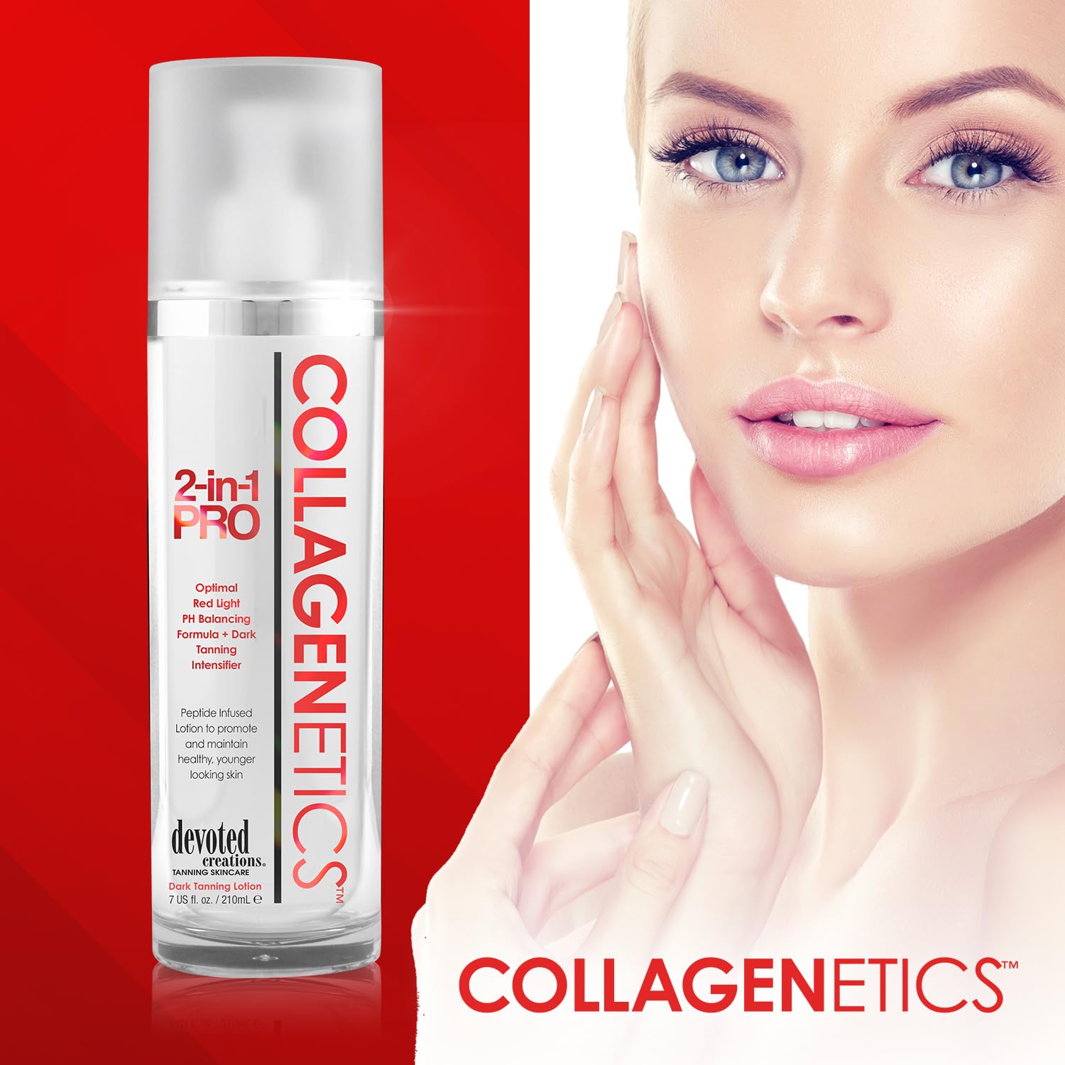 Devoted Creations Collagenetics bronceado progresivo para tono natural