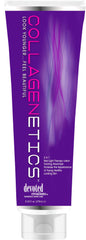 Devoted Creations Collagenetics, botella de loción lista para piel y bronceado.