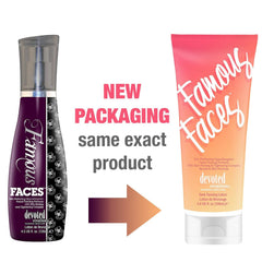 Devoted Creations Famous Faces: textura cremosa lista para extender en la piel.
