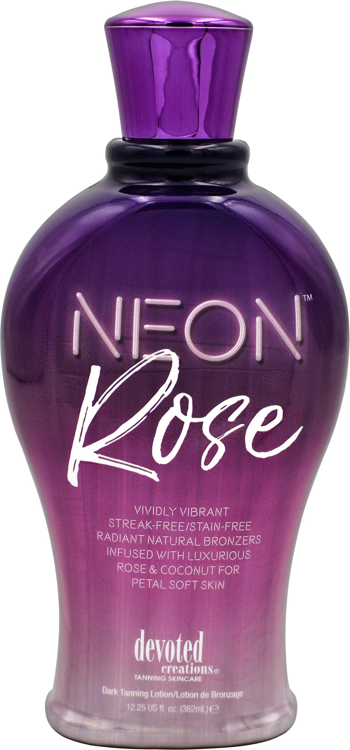 Devoted Creations Neon Rose: bronceado uniforme con bronceadores naturales y fragancia floral