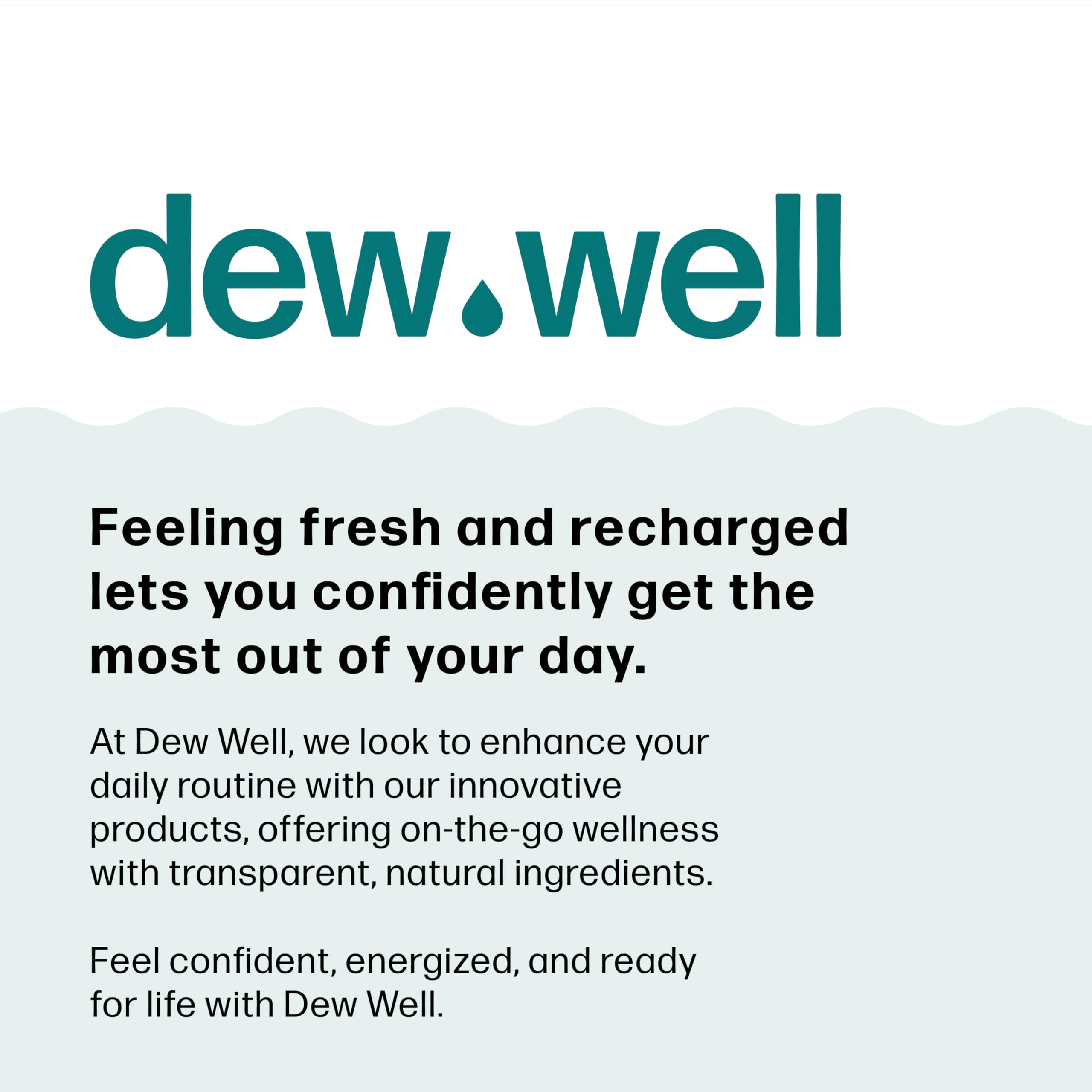 Toallitas Dew Well para viaje en bolso: frescura lista cuando la necesites.