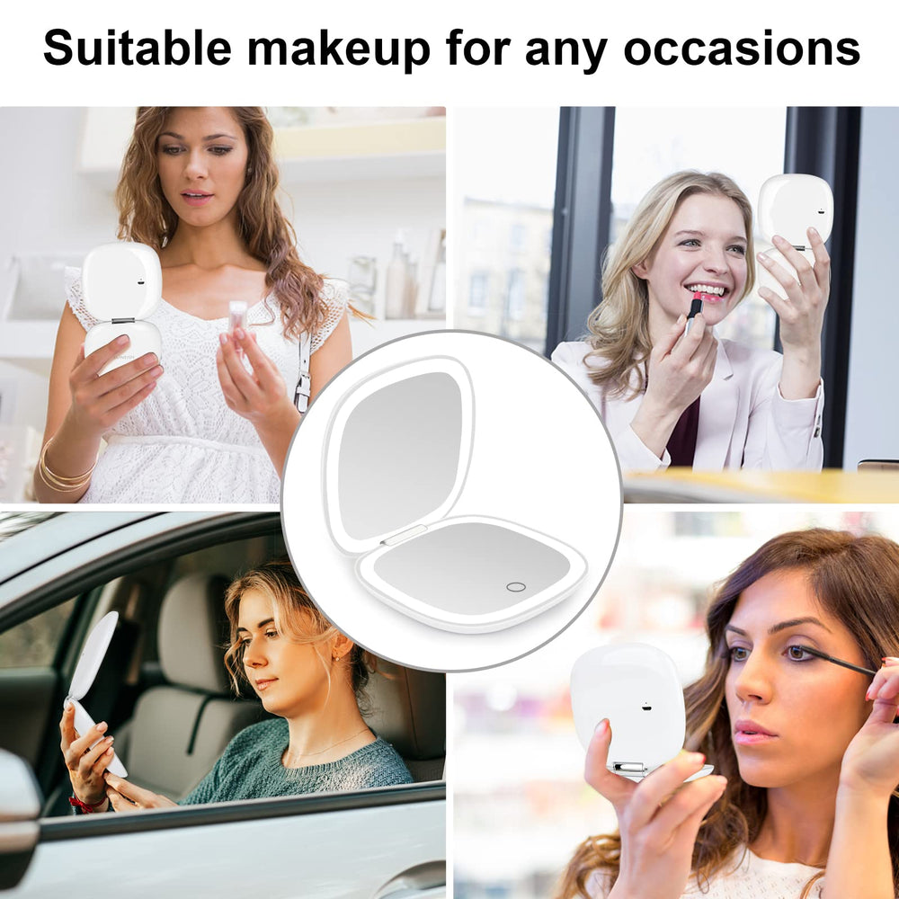 Deweisn compact mirror makes a thoughtful gift with durable build.