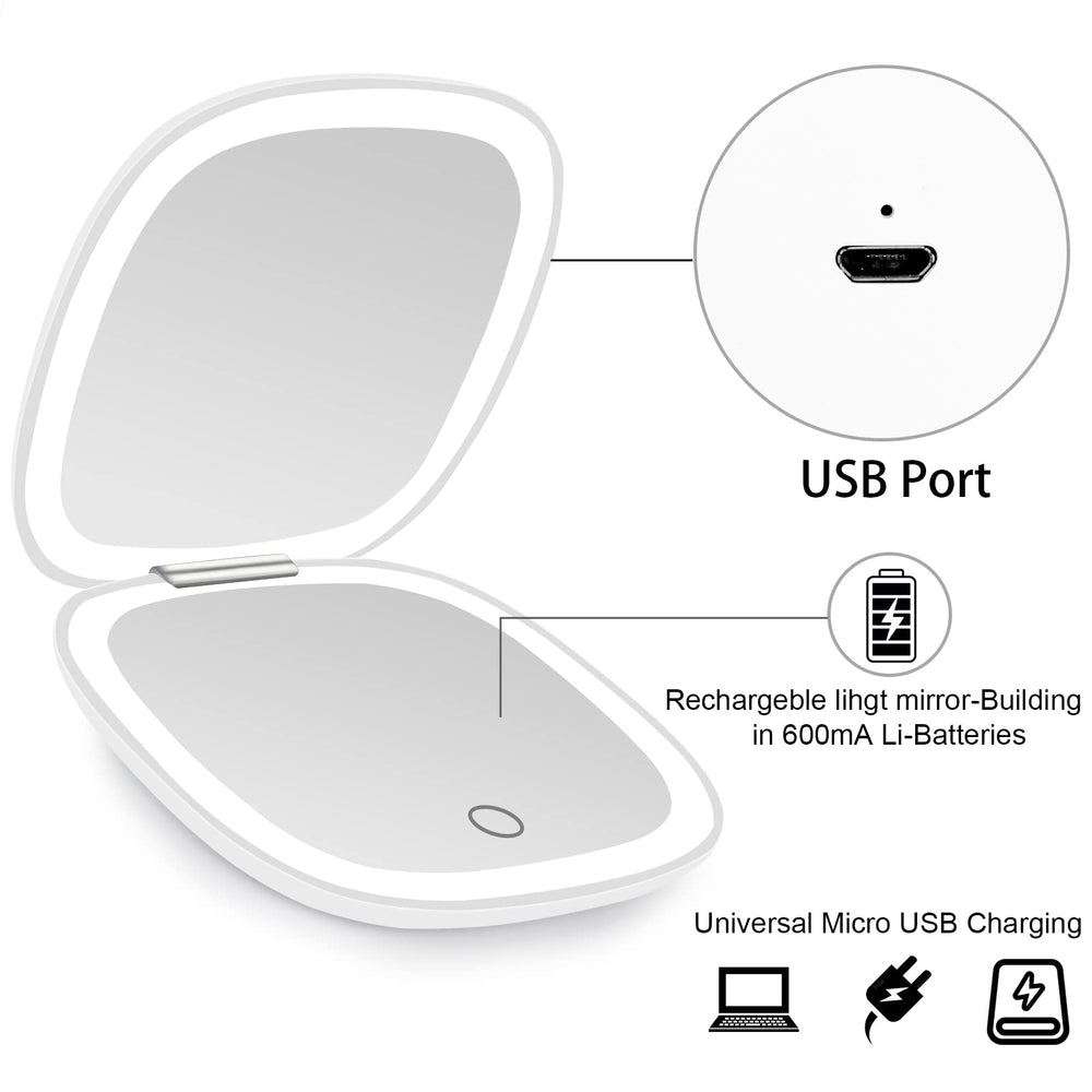 Deweisn mirror ideal for daily makeup and touch-ups.