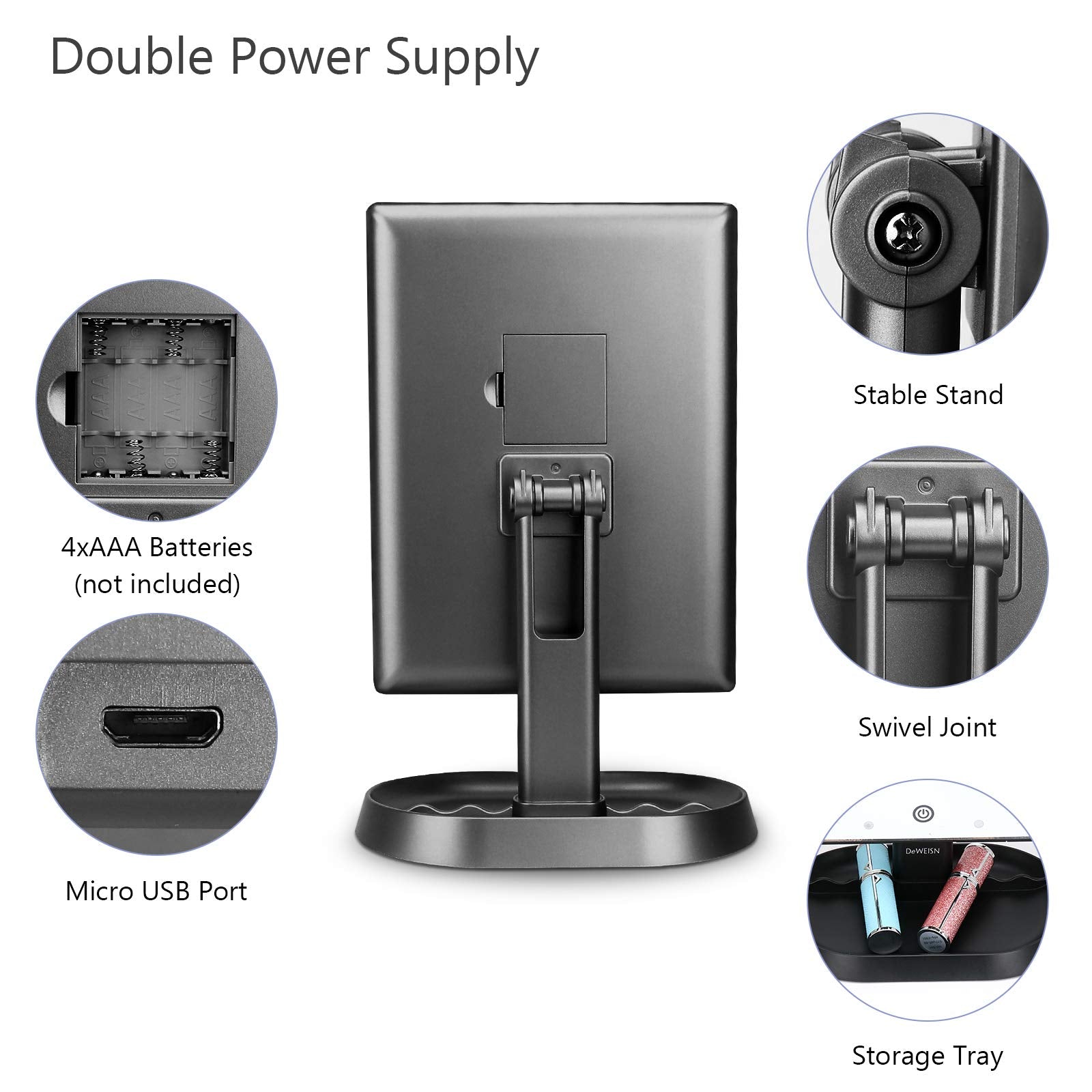deweisn touch-dimming control for customizable brightness