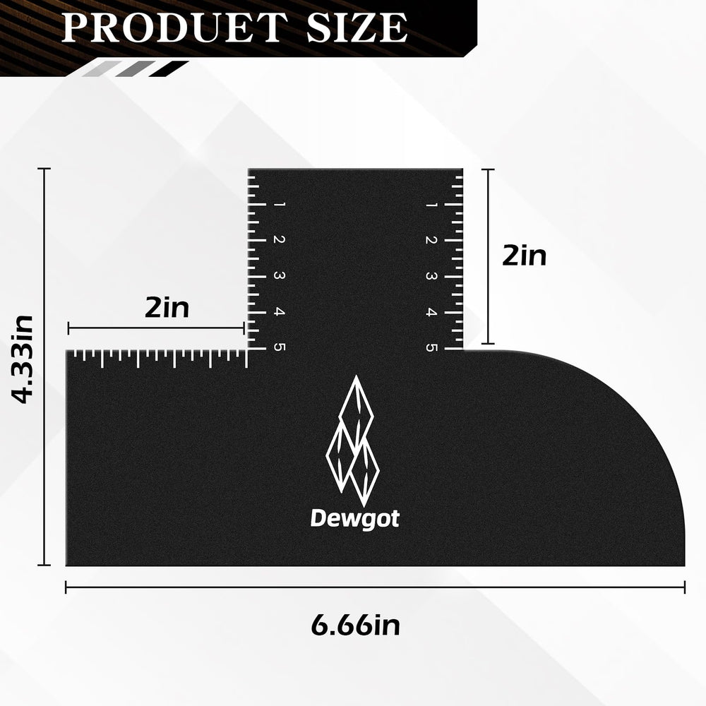 Dewgot straight and curved lines enable versatile shaping options.