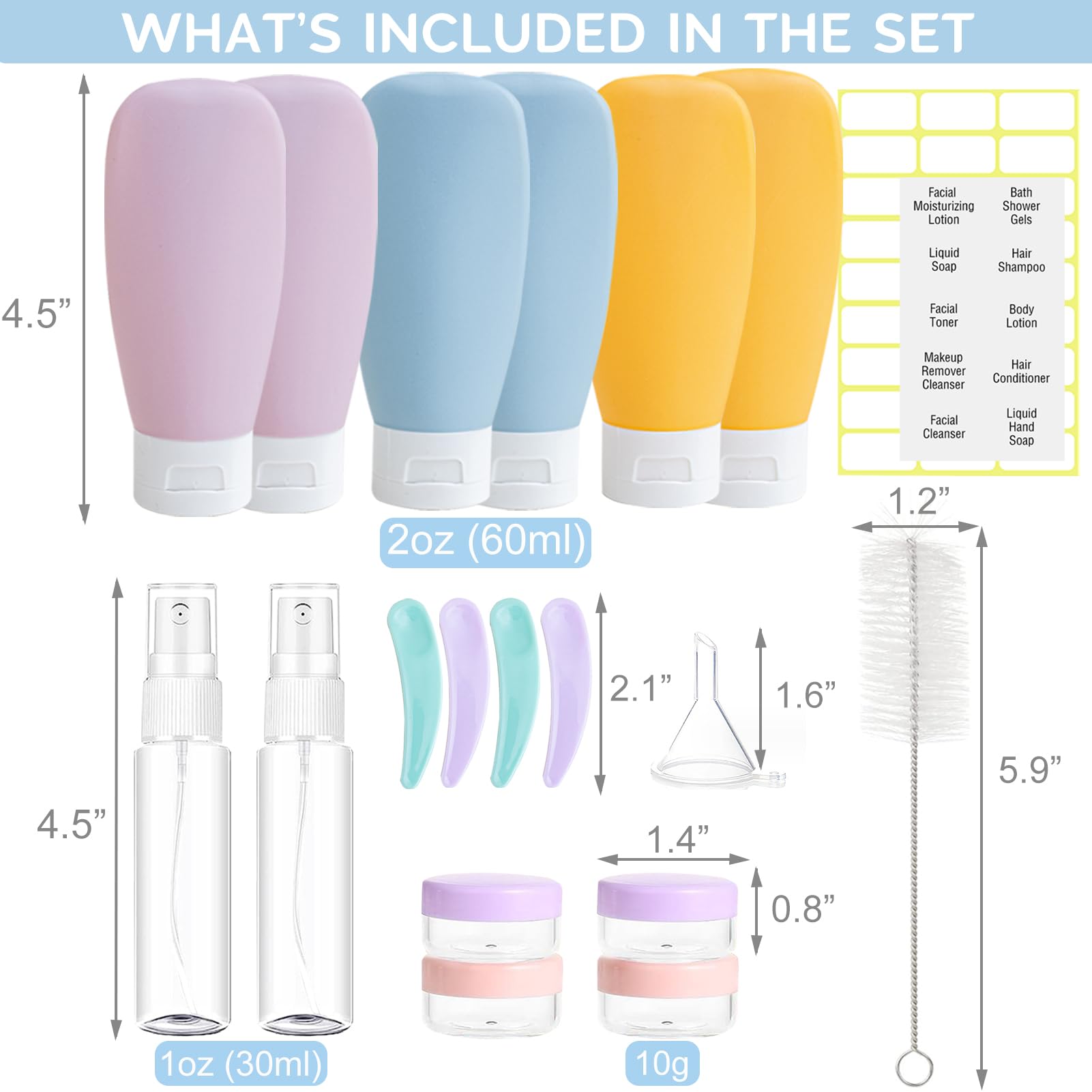DEWSENSI 10ml travel jar for compact, precise product samples