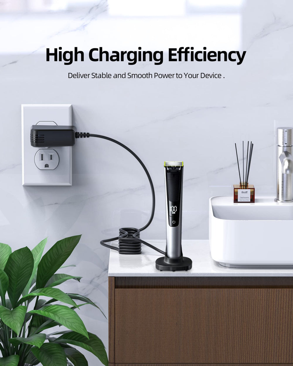 Dexpt safety-verified 15V charger ensuring device protection.
