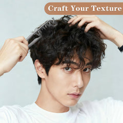 Dexspoeny ABS-plastic grip provides confident control during styling.