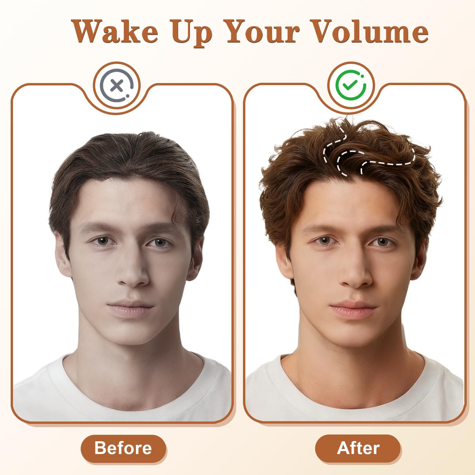 Dexspoeny dual-texture comb in use adds detangling and lift.