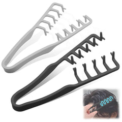 Dexspoeny texture comb with wide teeth lifts roots for natural volume.