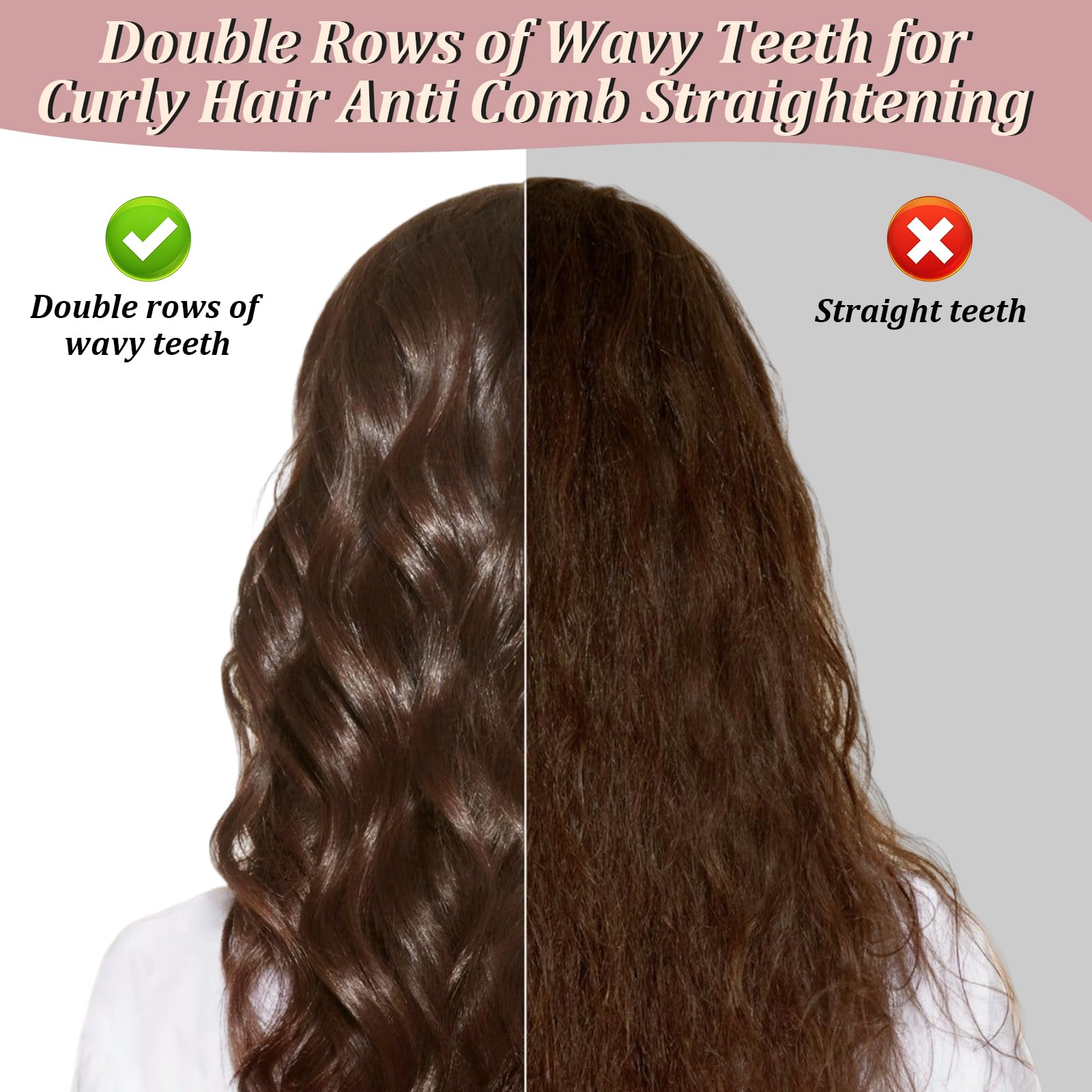 Dexspoeny use on wet or dry hair for gentle detangling.