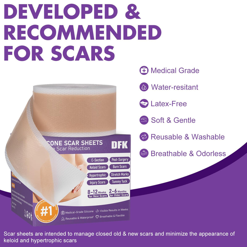 DFK silicone scar sheets are used safely by children