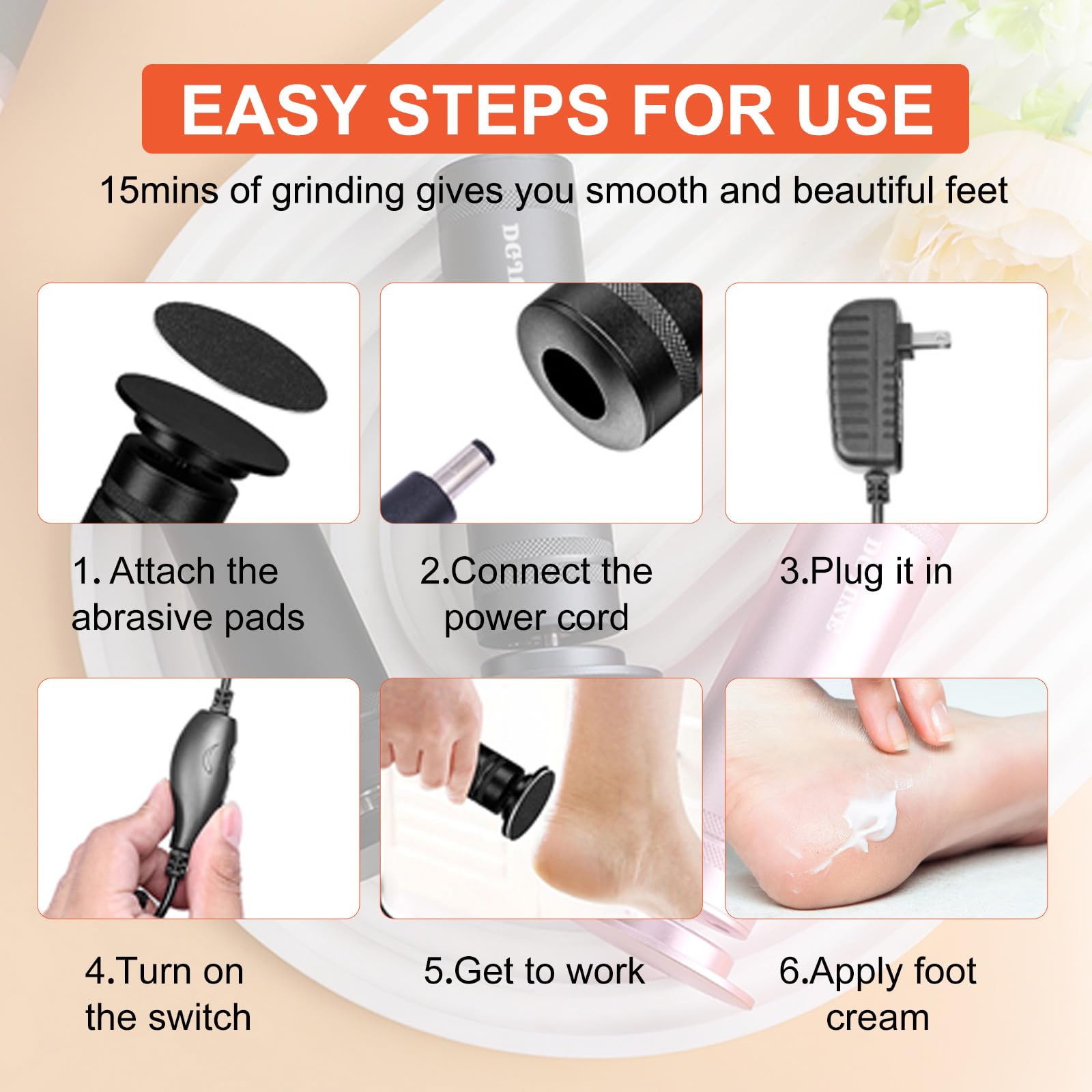 DGJUZE PowerPro ergonomic grip for comfortable handling.