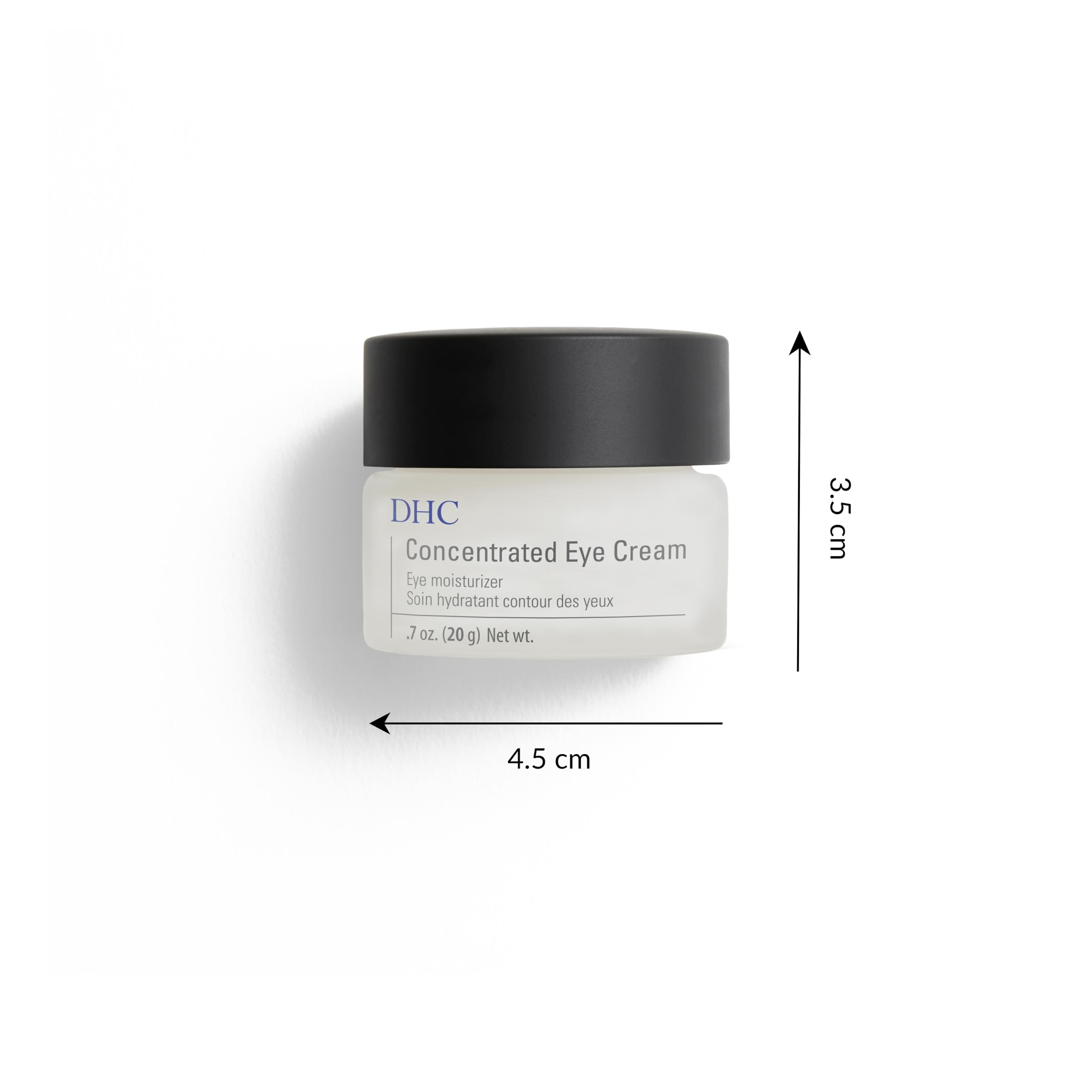DHC Concentrated Eye Cream cucumber extract visual implies soothing refreshment.