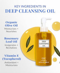 DHC Deep Cleansing Oil rinse leaves no oily residue
