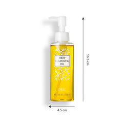 DHC Deep Cleansing Oil Medium removing makeup on eyelids
