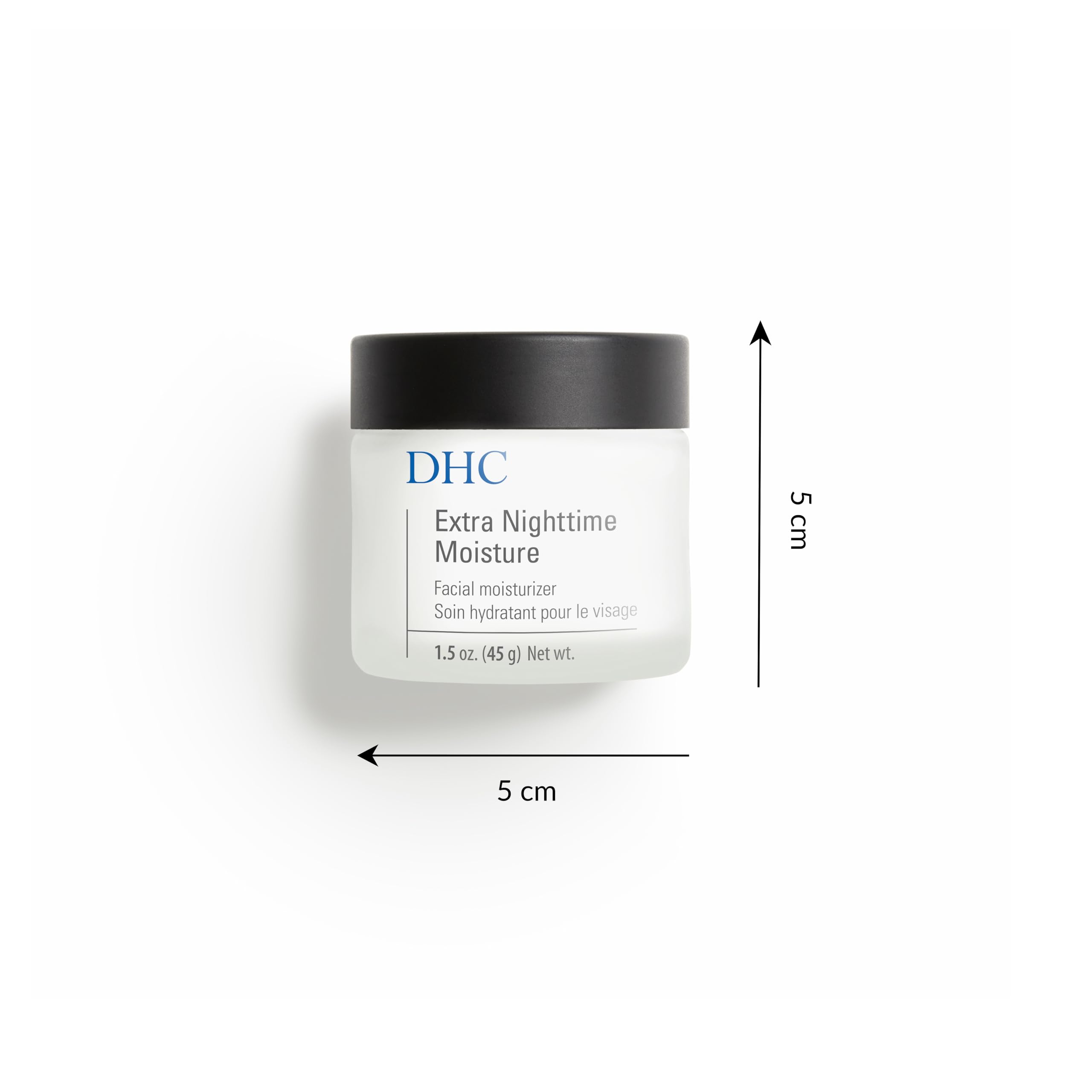 DHC Extra Nighttime Moisture olive oil ingredient visual suggests soothing hydration.