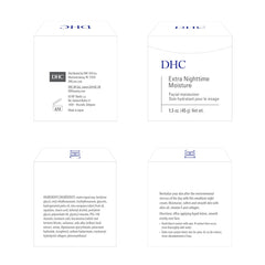 DHC Extra Nighttime Moisture hydrolyzed collagen feature indicates elasticity support.