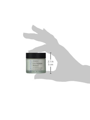 DHC Extra Nighttime Moisture jar swatch ready for nighttime use.