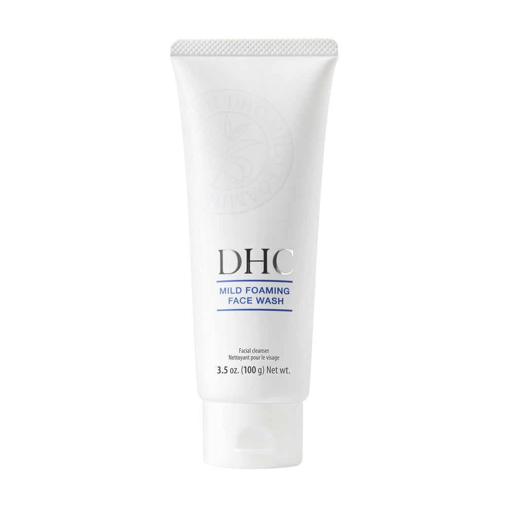DHC limpiador facial espuma suave en tubo para lavado delicado.