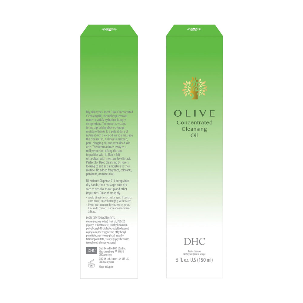 DHC Olive Cleansing Oil rinse-off leaves clean, refreshed skin