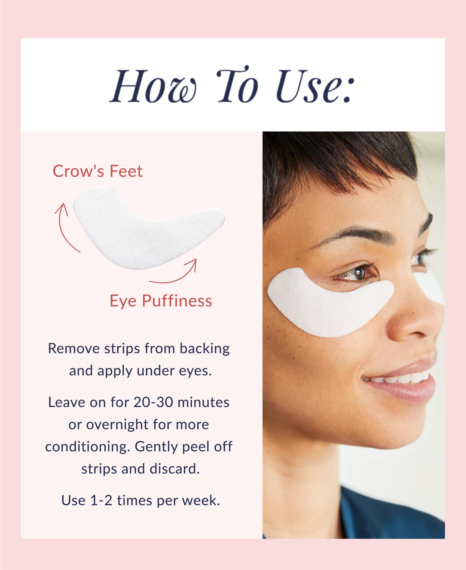 Parche gel ojos DHC efecto frío para confort inmediato.
