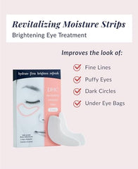 Parche gel ojos DHC hidratación rápida para mirada fresca.