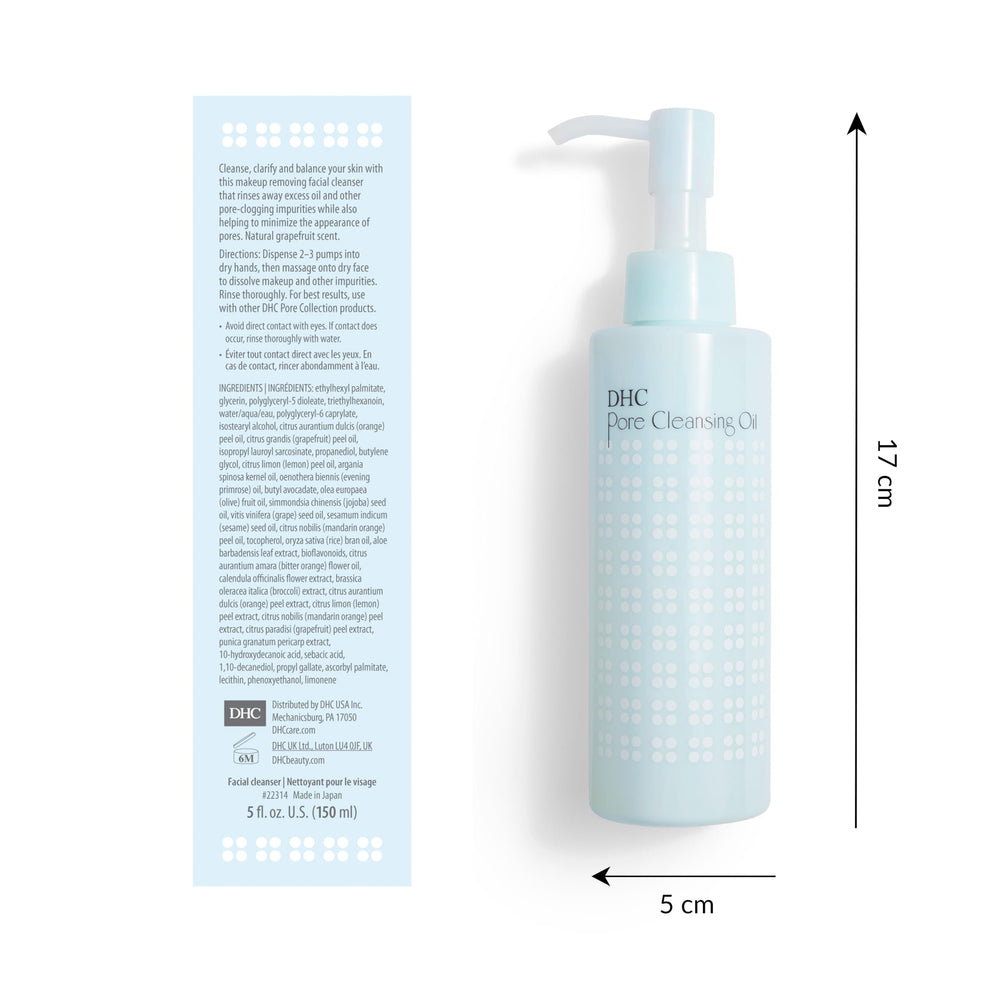 DHC Pore Cleansing Oil is suitable for oily and blemish-prone skin.