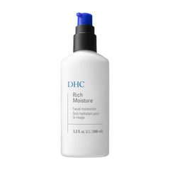 DHC Rich Moisture bottle front with lightweight, fragrance-free hydration