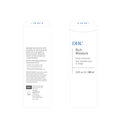 DHC Rich Moisture olive oil ingredient delivers nourishing hydration